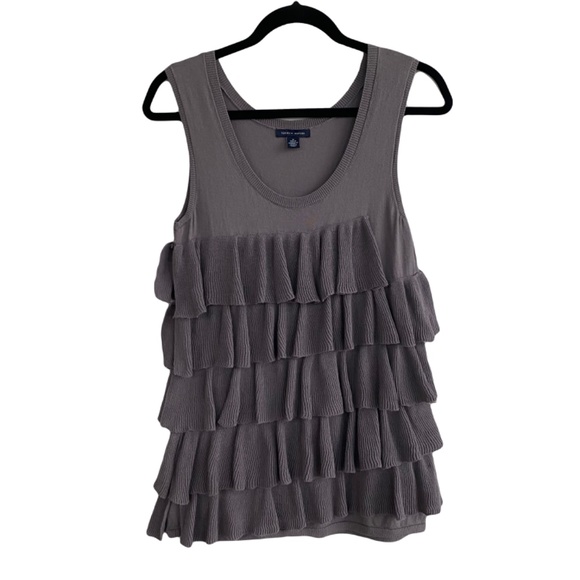Tommy Hilfiger Sleeveless Top with Frills, Women’s Medium - Picture 1 of 10